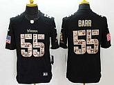 Nike Vikings 55 Anthony Barr Black Salute To Service Limited Jersey,baseball caps,new era cap wholesale,wholesale hats